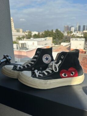 Comme des Garçons PLAY x Converse Chuck 70 Hi Black Men’s 7 / Women’s 9
